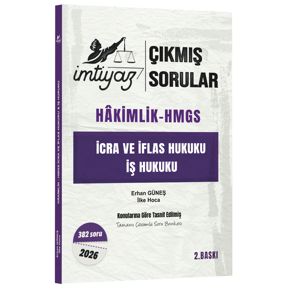 İcra ve İflas Hukuku İş Hukuku - Çıkmış Sorular 2026- İmtiyaz Yayıncılık
