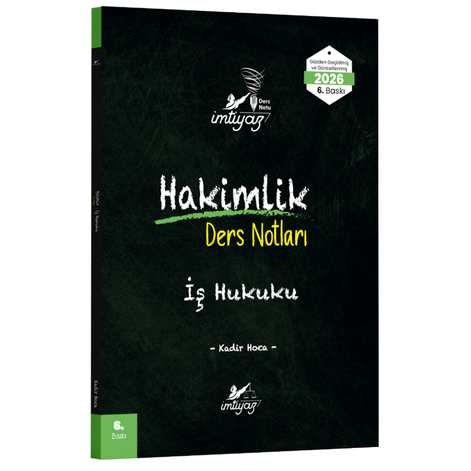 İş Hukuku Ders Notu 2026 - İmtiyaz Yayıncılık