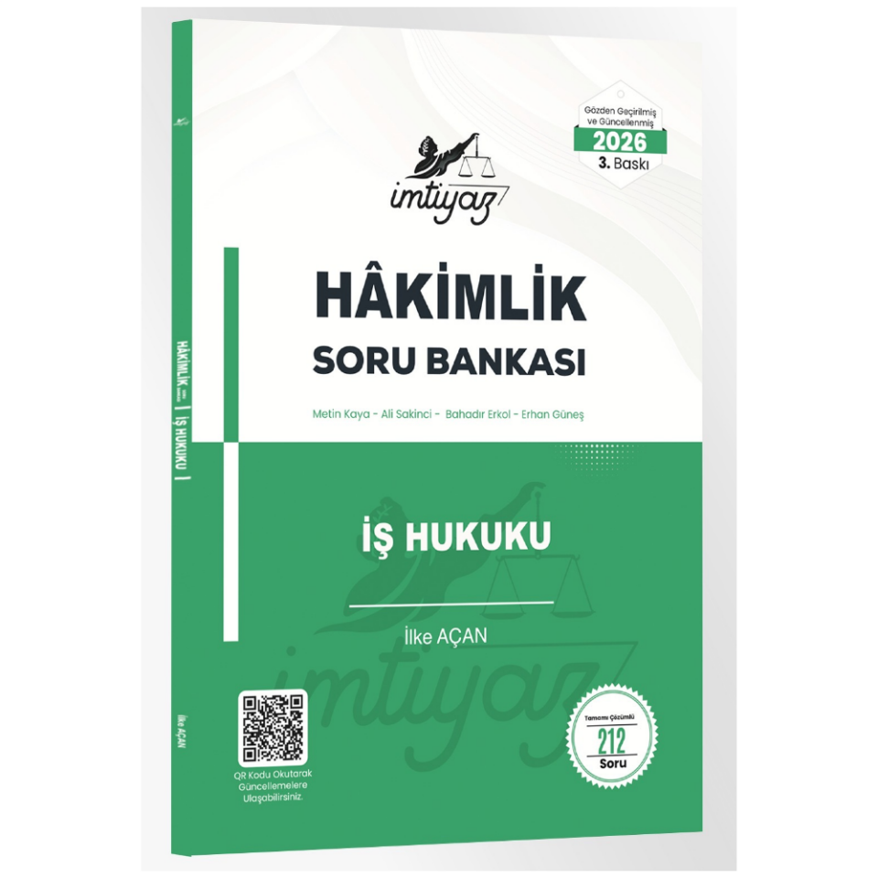 Hakimlik İş Hukuku Soru Bankası 2026- İmtiyaz Yayıncılık