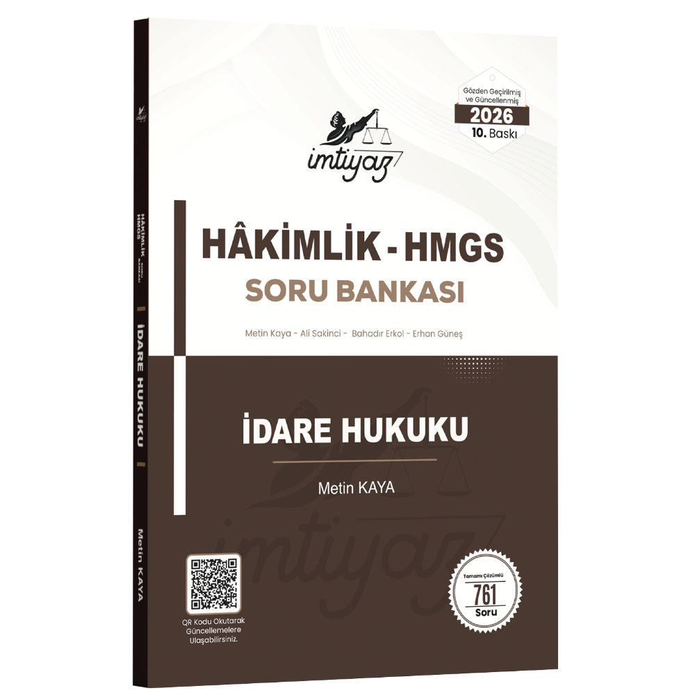 İmtiyaz İdare Hukuku Soru Bankası 2026- İmtiyaz Yayıncılık