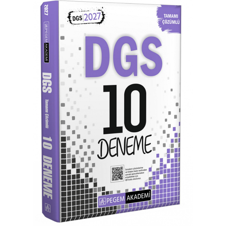 2027 DGS 10 Deneme- Pegem Yayınları