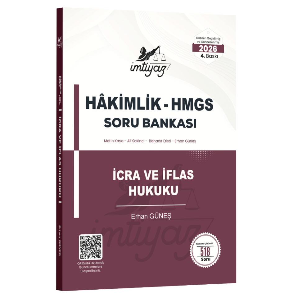 İmtiyaz İcra ve İflas Hukuku Soru Bankası 2026- İmtiyaz Yayıncılık