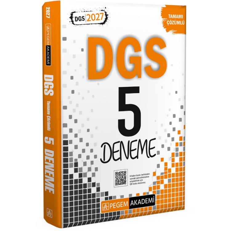 2027 DGS 5 Deneme- Pegem Yayınları