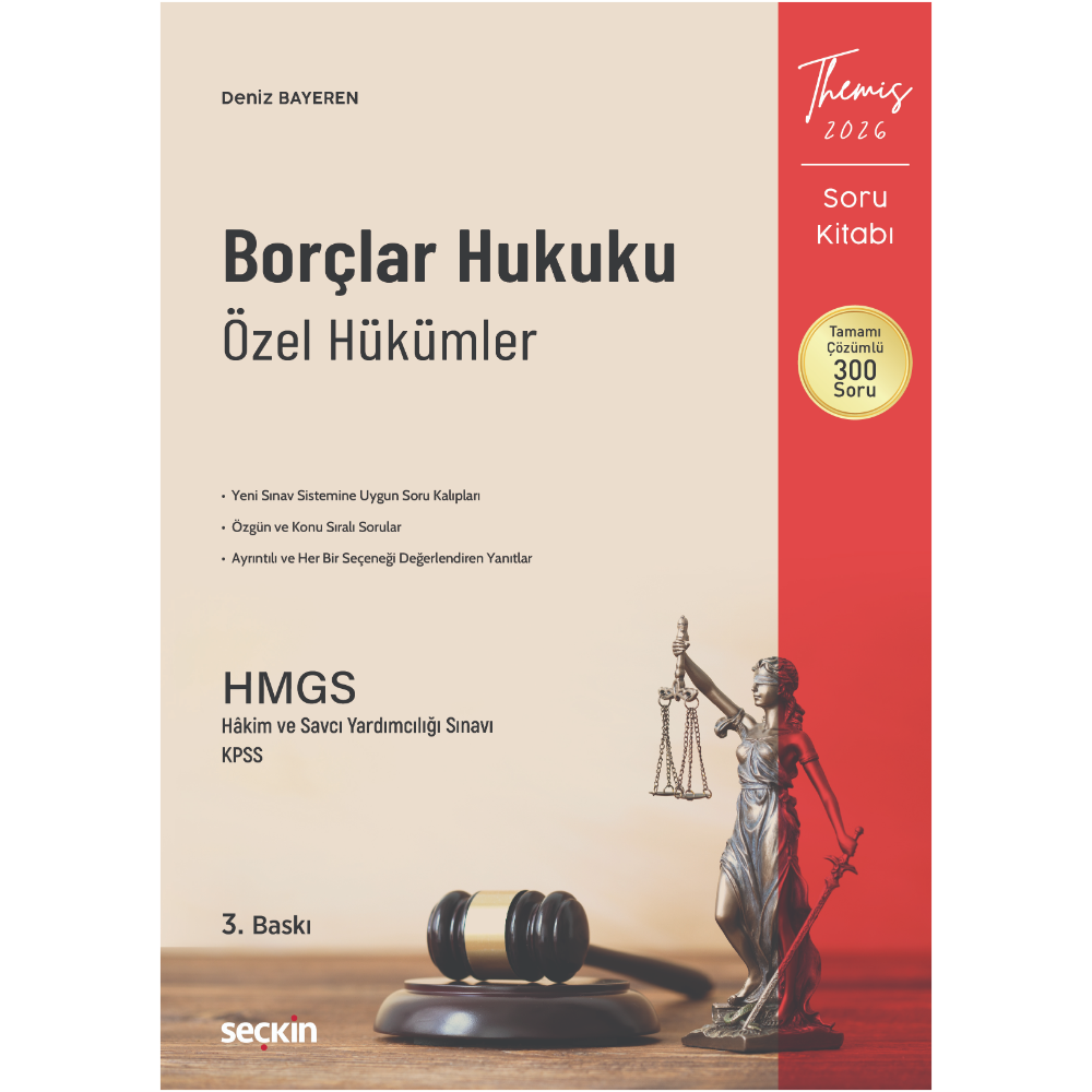 THEMIS –Borçlar Hukuku Özel Hükümler Soru Kitabı Seçkin Yayıncılık