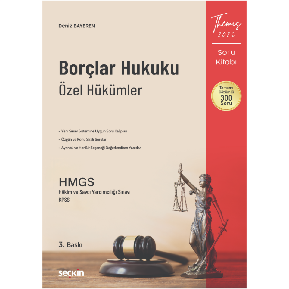 THEMIS –Borçlar Hukuku Özel Hükümler Soru Kitabı Seçkin Yayıncılık