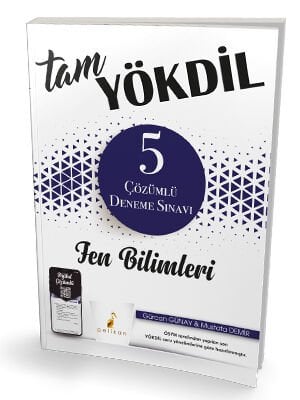Tam YÖKDİL Fen Bilimleri Dijital Çözümlü 5 Deneme Sınavı Pelikan Yayınevi