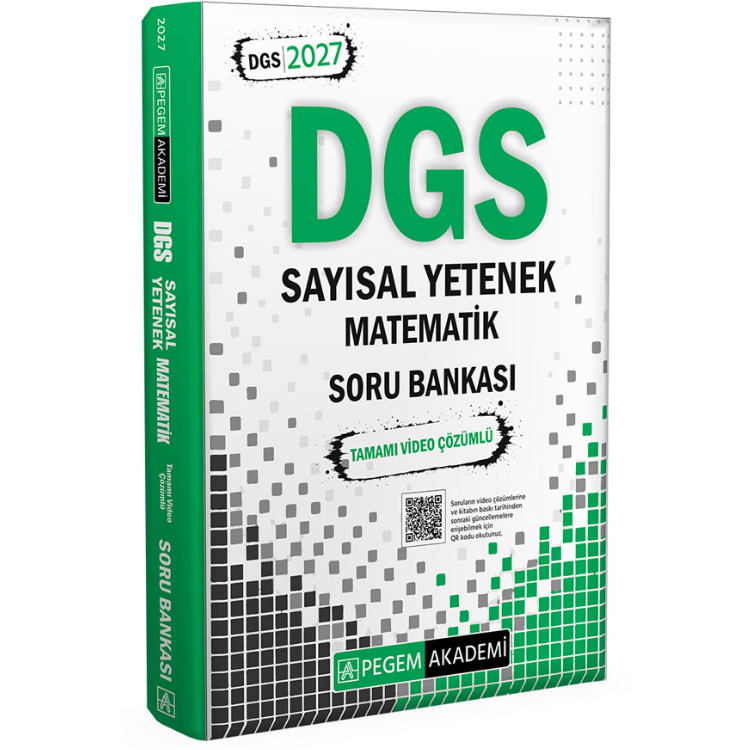 2027 DGS Sayısal Yetenek Matematik Soru Bankası- Pegem Yayınları