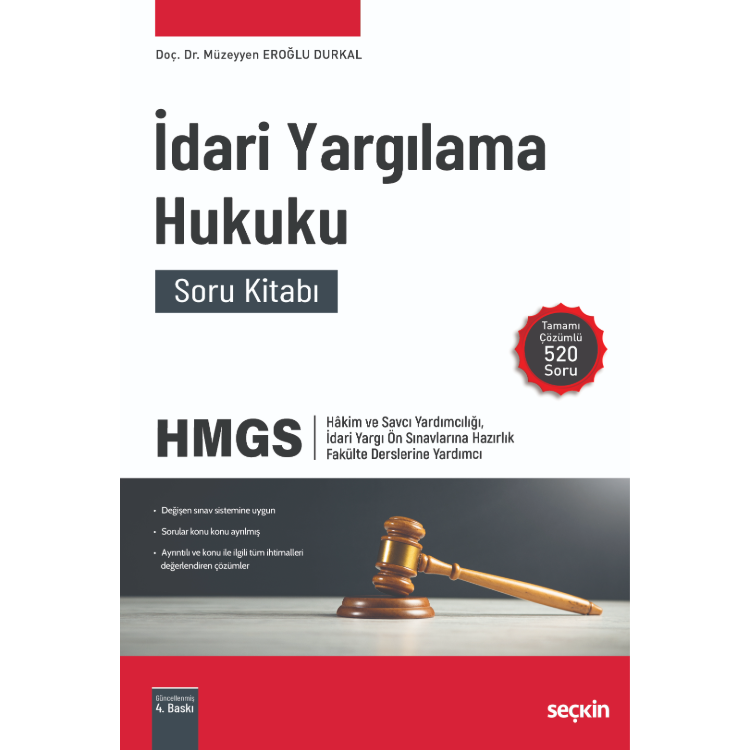 İdari Yargılama Hukuku Soru Kitabı Seçkin Yayıncılık