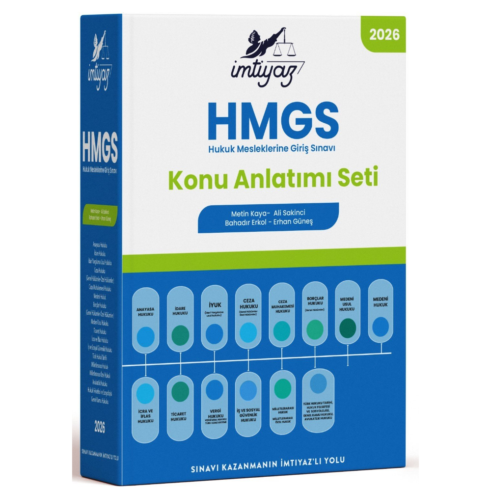 HMGS Ders Notları Seti 2026 - İmtiyaz Yayıncılık