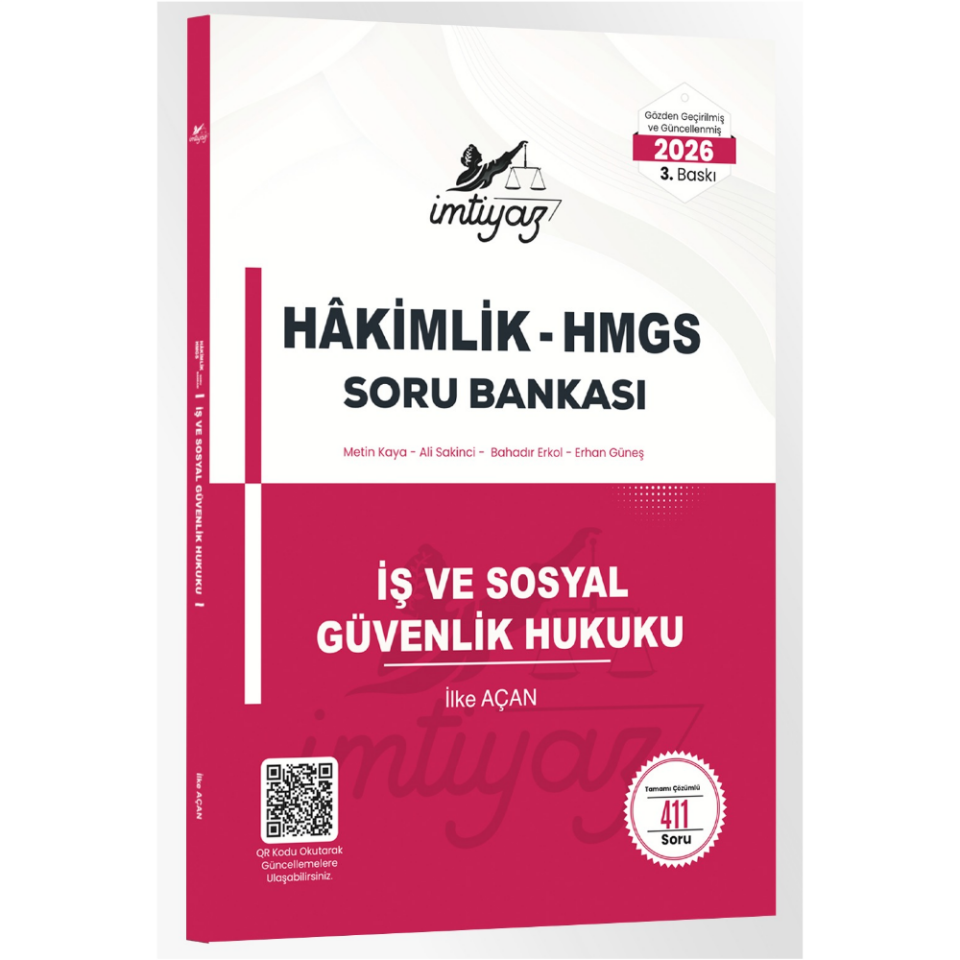 İş Hukuku ve Sosyal Güvenlik Hukuku Soru Bankası 2026- İmtiyaz Yayıncılık