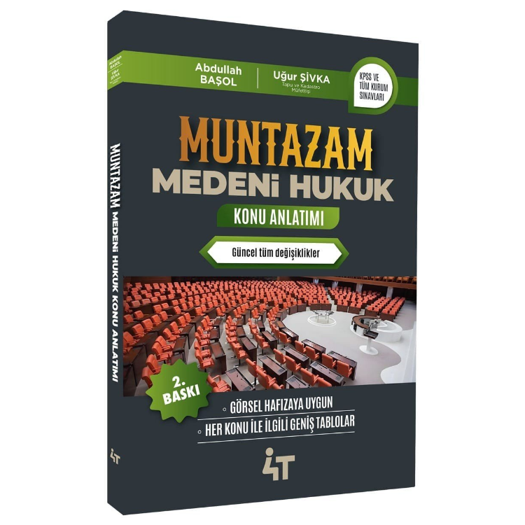 MUNTAZAM Medeni Hukuku Konu Anlatımı 4T Yayınları