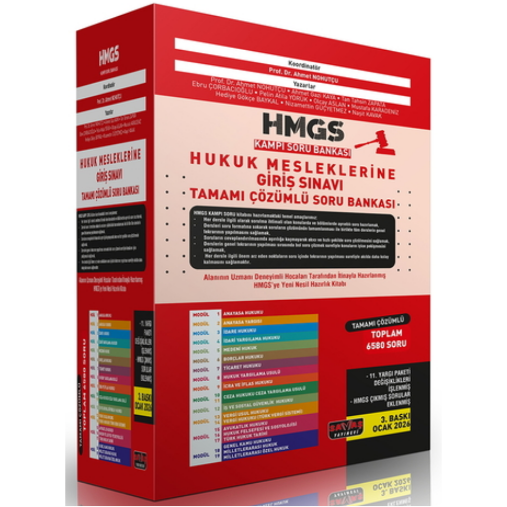 HMGS Kampı Tamamı Çözümlü Soru Bankası Modüler Set Savaş Yayınları 2026