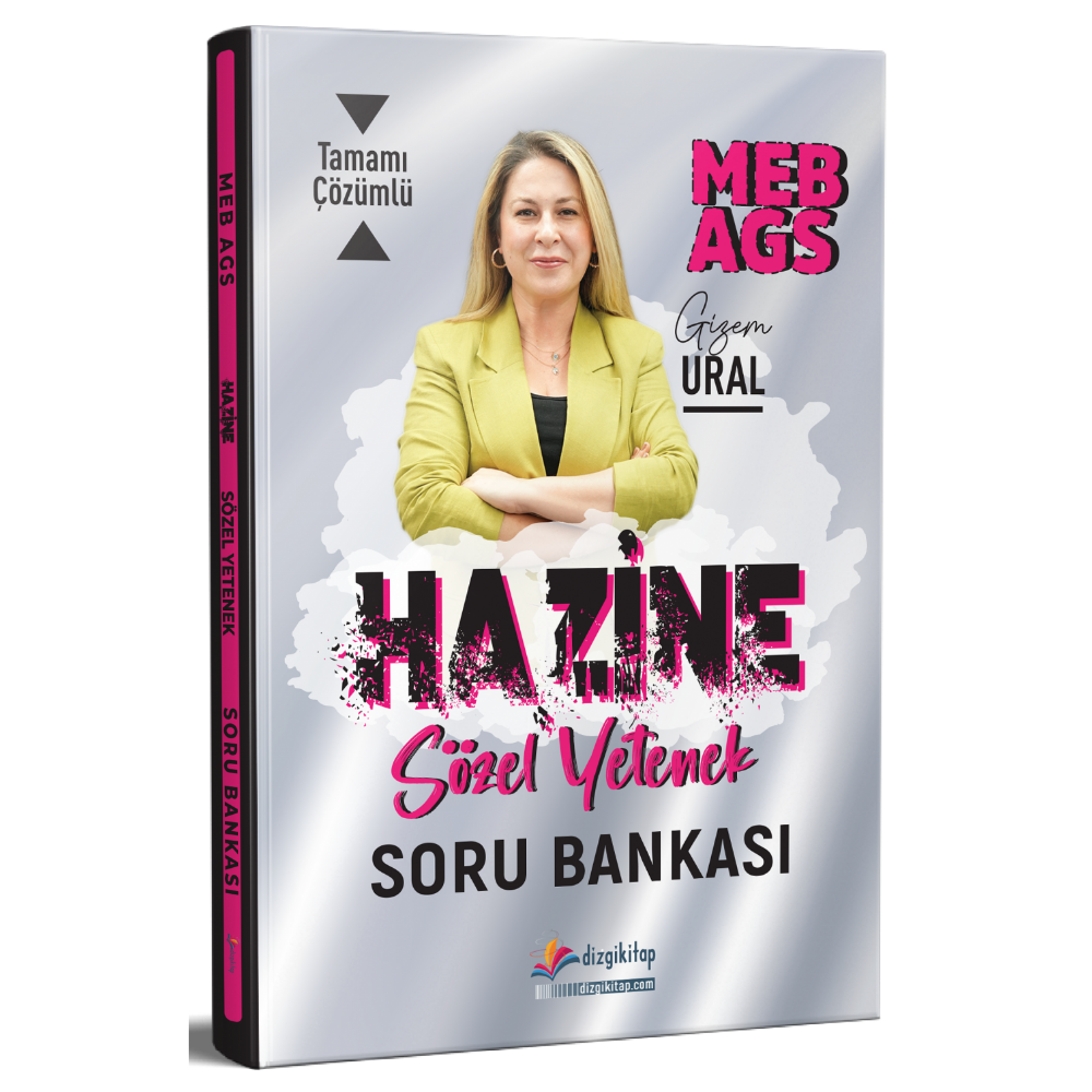 2027 MEB AGS Hazine Sözel Yetenek Soru Bankası Tamamı Çözümlü Gizem Ural-Dizgi Kitap