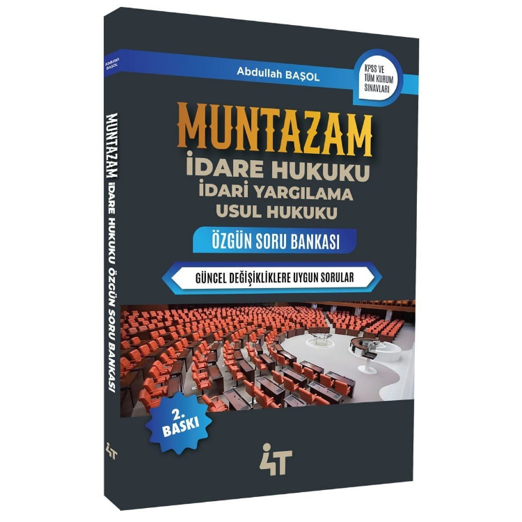 MUNTAZAM İdare Hukuku Özgün Soru Bankası 4T Yayınları