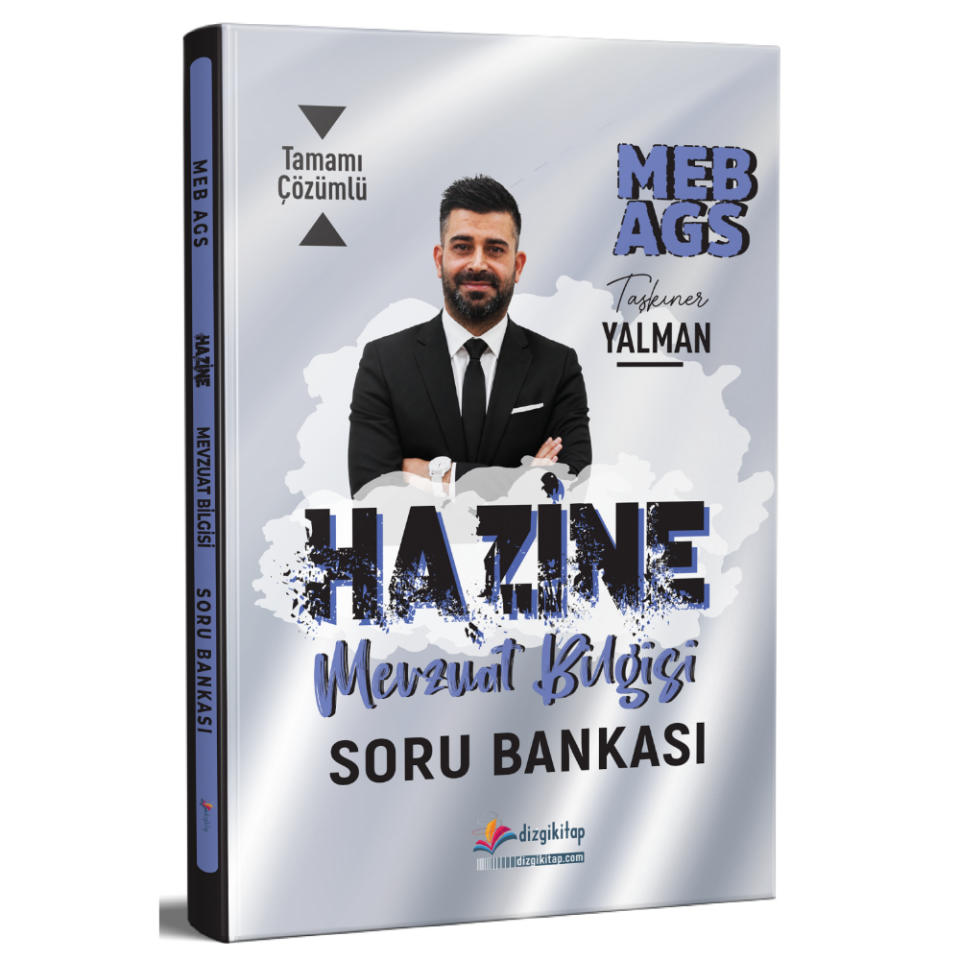 2027 MEB AGS Hazine Mevzuat Bilgisi Soru Bankası Tamamı Çözümlü Taşkıner Yalman-Dizgi Kitap Yayınları