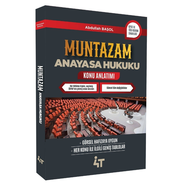 MUNTAZAM Anayasa Hukuku Konu Anlatımı 4T Yayınları