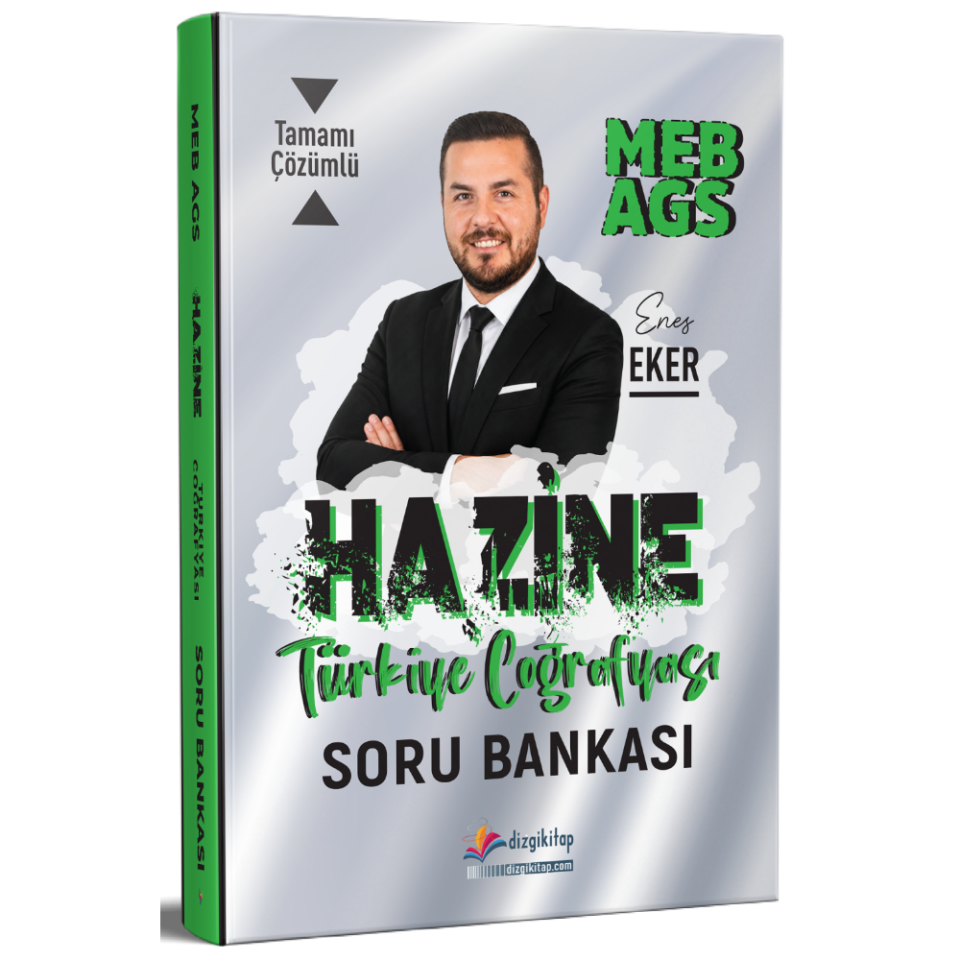 2027 MEB AGS Hazine Türkiye Coğrafyası Soru Bankası Tamamı Çözümlü Enes Eker-Dizgi Kitap Yayınları