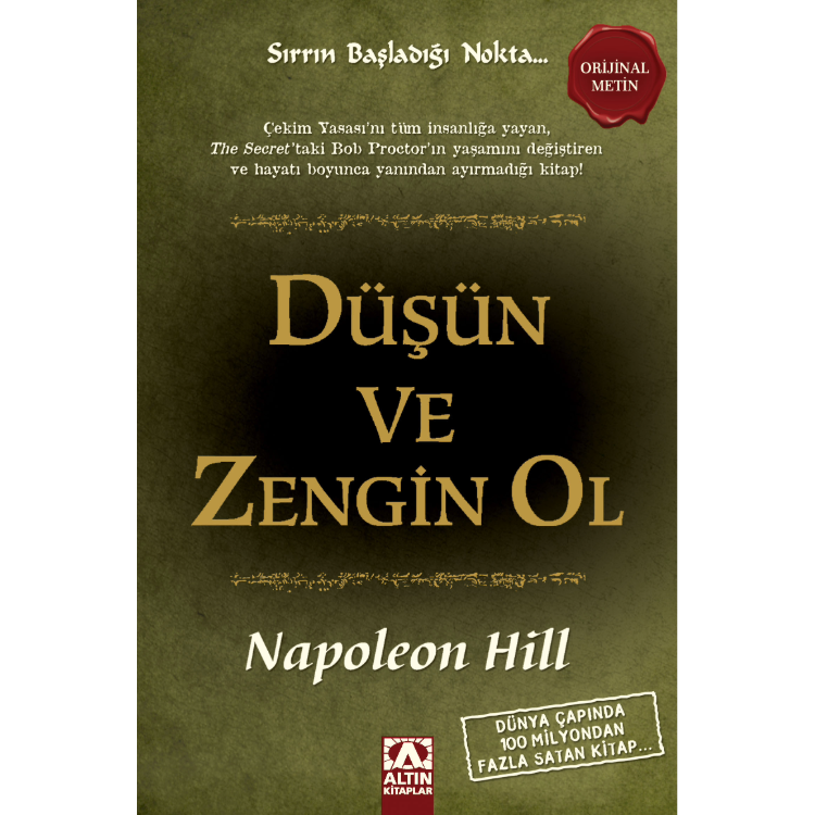 Düşün ve Zengin Ol Altın Kitaplar