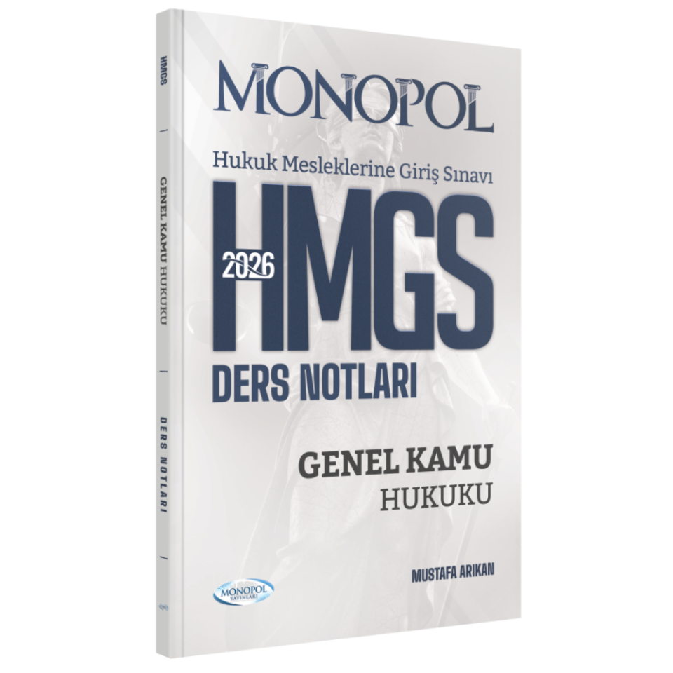 HMGS Genel Kamu Hukuku Ders Notları Monopol Yayınları