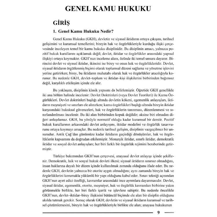 HMGS Genel Kamu Hukuku Ders Notları Monopol Yayınları