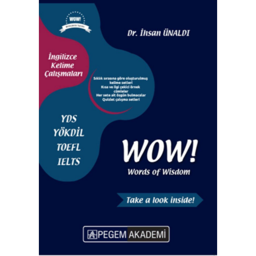 YDS YÖKDİL WoW! Words of Wisdom Pegem Yayınları