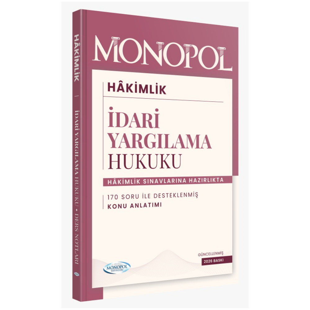 İdari Yargılama Hukuku Monopol Yayınları 2026