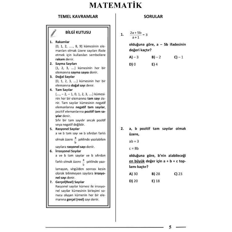 2026 Hakimlik Matematik Ders Notları Monopol Yayınları