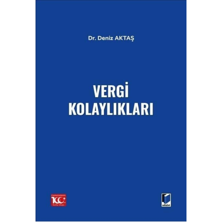Vergi Kolaylıkları Adalet Yayınevi