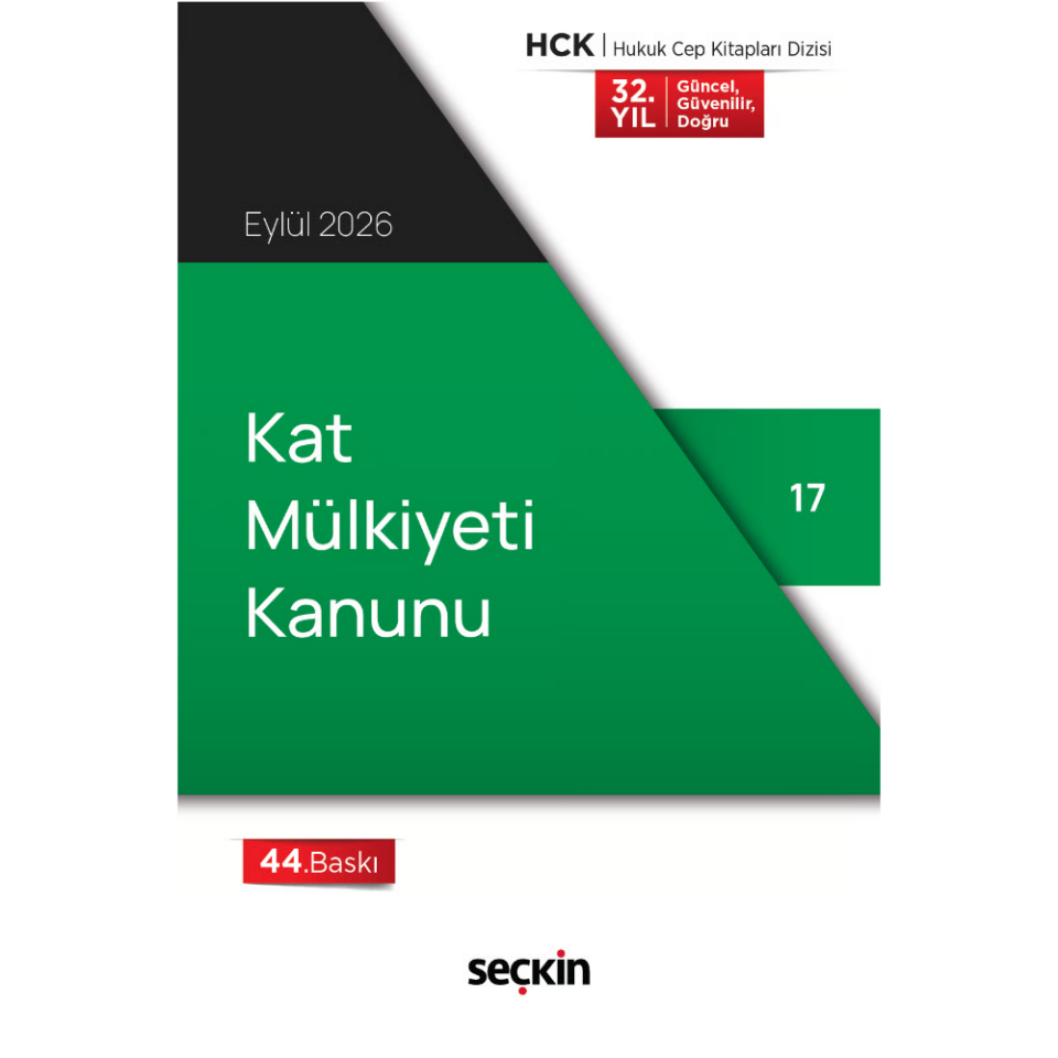 Kat Mülkiyeti Kanunu (Cep Kitabı)- Seçkin Yayıncılık