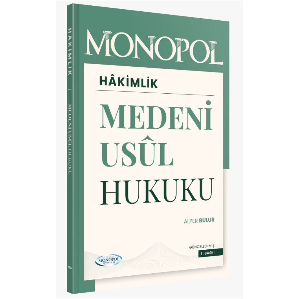 Medeni Usul Hukuku 3. Baskı Monopol Yayınları