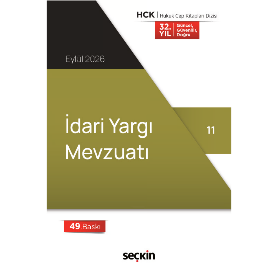 İdari Yargı Mevzuatı (Cep Kitabı)- Seçkin Yayıncılık