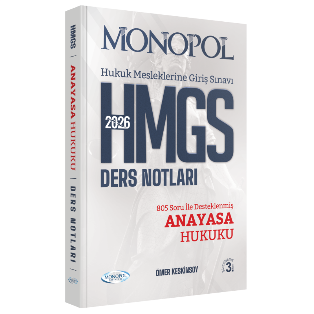 HMGS Anayasa Hukuku Ders Notları 3. Baskı Monopol Yayınları