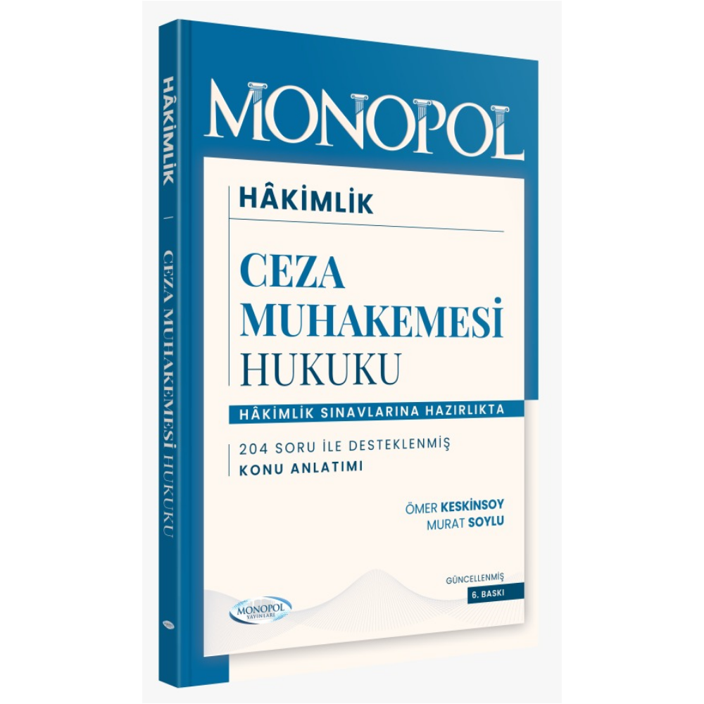 Ceza Muhakemesi Hukuku 6. Baskı Monopol Yayınları
