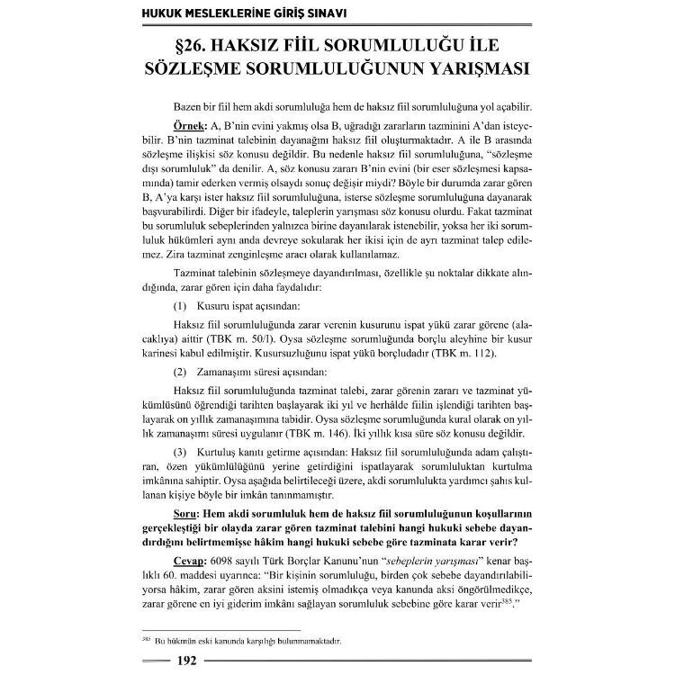HMGS Borçlar Hukuku Genel Hükümler Ders Notları 3. Baskı Monopol Yayınları