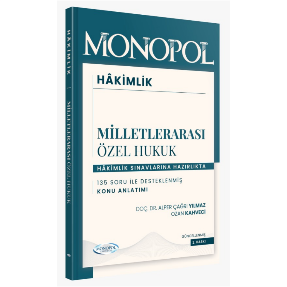 Hakimlik Milletlerarası Özel Hukuk Ders Notları 2. Baskı Monopol Yayınları