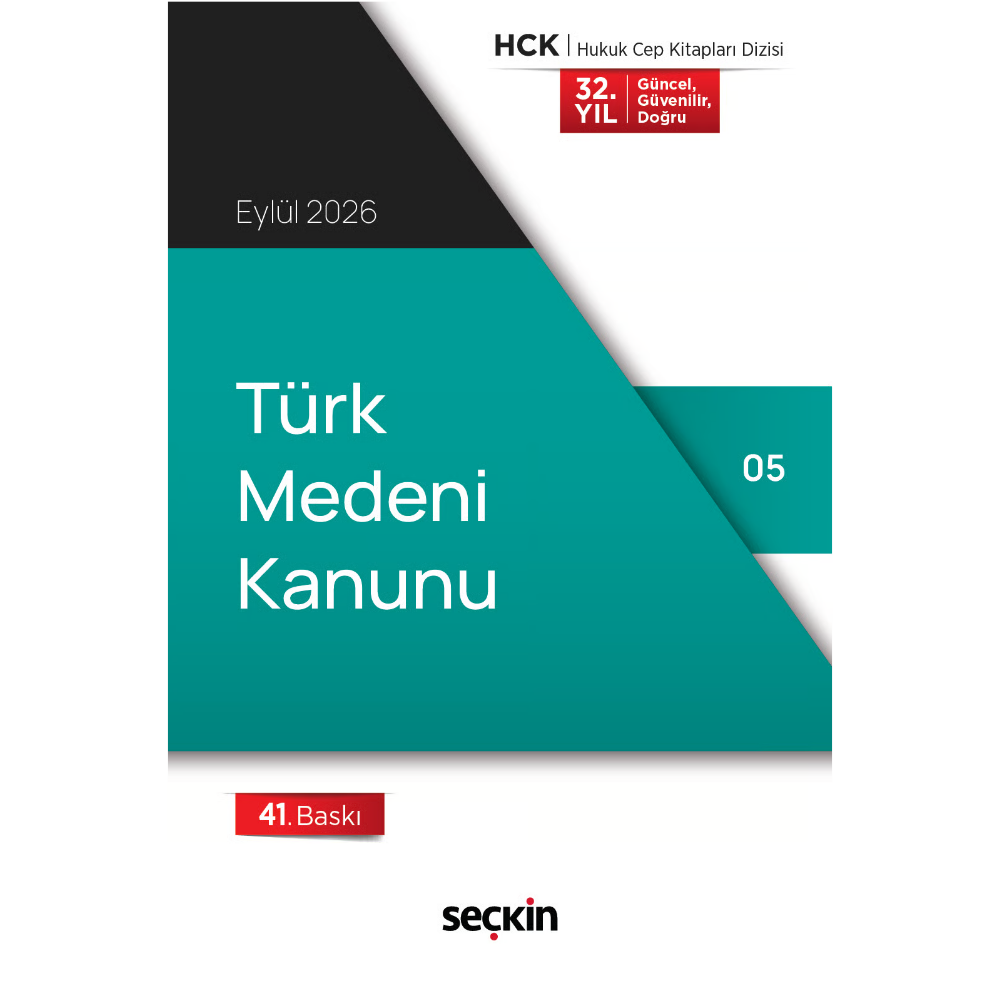 Türk Medeni Kanunu (Cep Kitabı)- Seçkin Yayıncılık