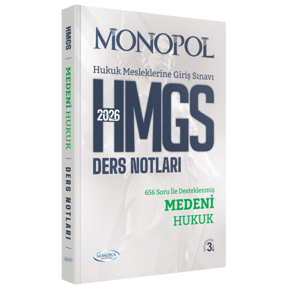 HMGS Medeni Hukuk Ders Notları 3. Baskı Monopol Yayınları