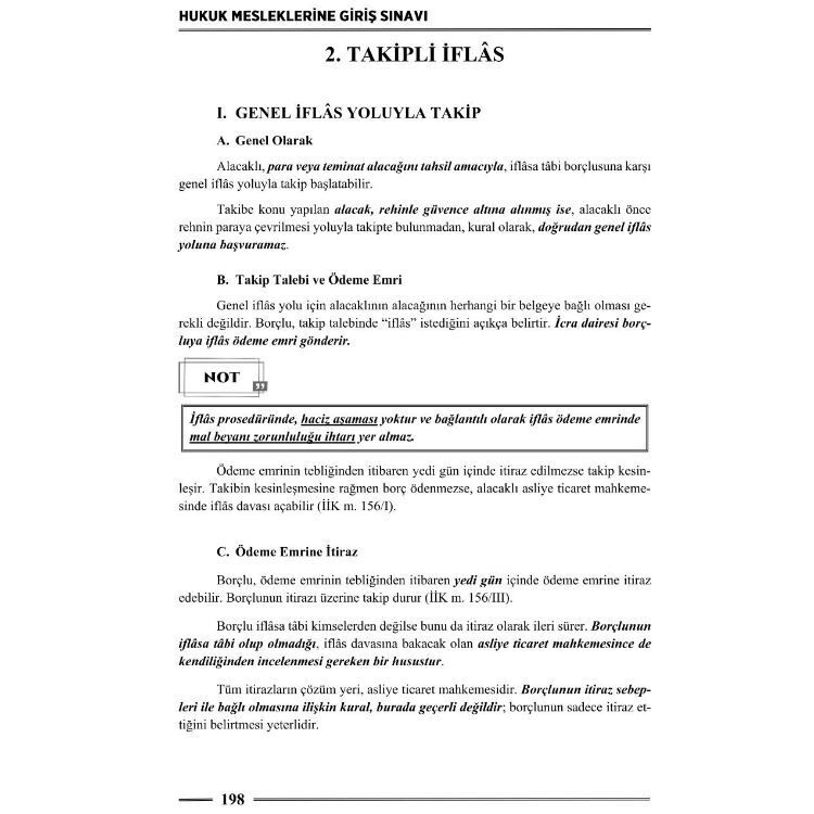HMGS İcra ve İflas Hukuku Ders Notları 3. Baskı Monopol Yayınları