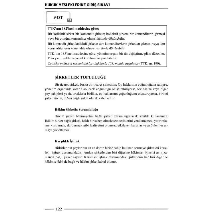 HMGS Ticaret Hukuku Ders Notları 3. Baskı Monopol Yayınları