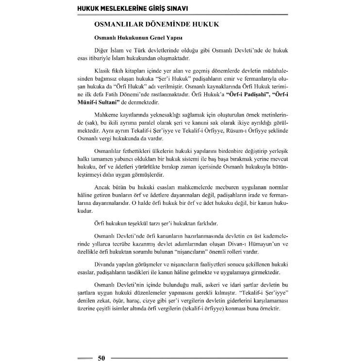 HMGS Türk Hukuk Tarihi Ders Notları 3.Baskı Monopol Yayınları