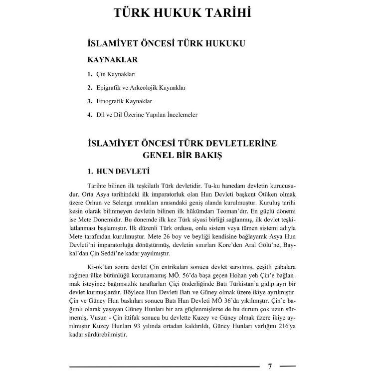 HMGS Türk Hukuk Tarihi Ders Notları 3.Baskı Monopol Yayınları