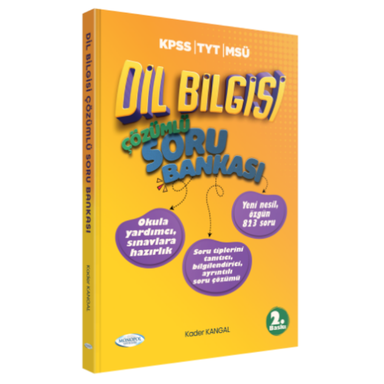 Dil Bilgisi Çözümlü Soru Bankası 2. Baskı Monopol Yayınları