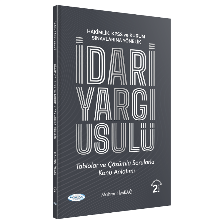 İdari Yargı Usulü 2. Baskı Monopol Yayınları