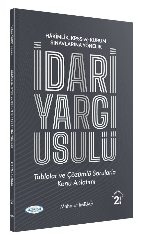 İdari Yargı Usulü 2. Baskı Monopol Yayınları