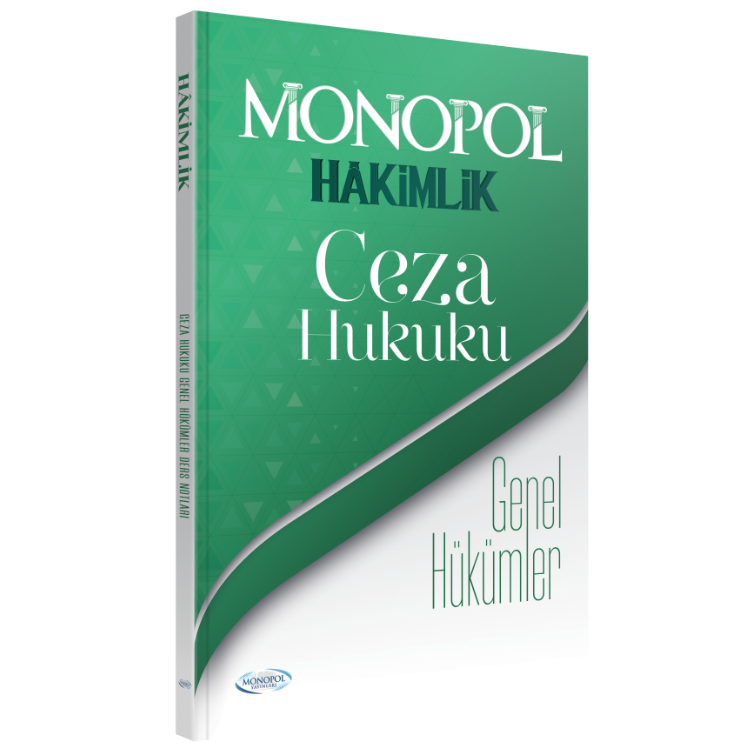 Ceza Hukuku Genel Hükümler 2. Baskı Monopol Yayınları