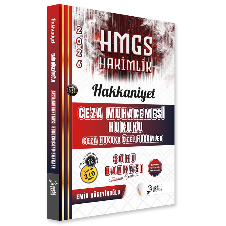 HAKKANİYET CEZA MUHAKEMESİ HUKUKU CEZA HUKUKU ÖZEL HÜKÜMLER SORU BANKASI 2026