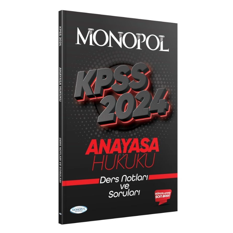 2024 KPSS Anayasa Hukuku Ders Notu Monopol Yayınları