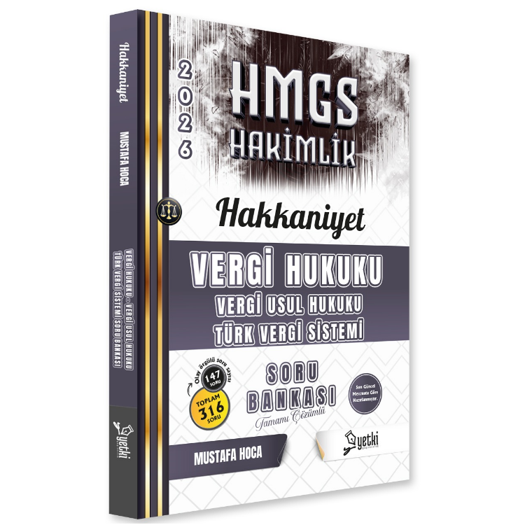 HAKKANİYET VERGİ HUKUKU VERGİ USUL HUKUKU TÜRK VERGİ SİSTEMİ SORU BANKASI 2026