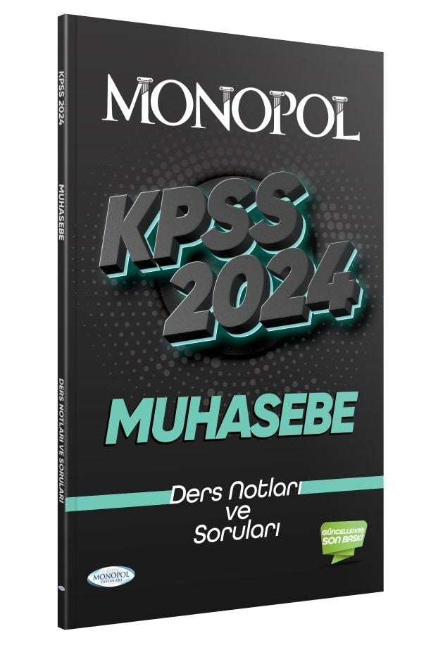 2024 KPSS Muhasebe Ders Notu Monopol Yayınları