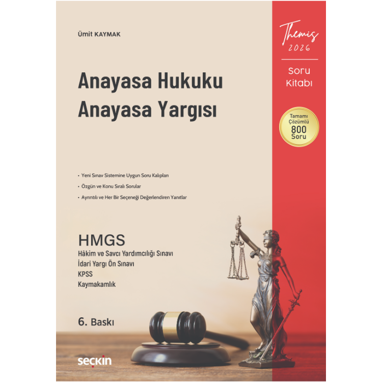 THEMIS – Anayasa Hukuku – Anayasa Yargısı Soru Kitabı Seçkin Yayıncılık